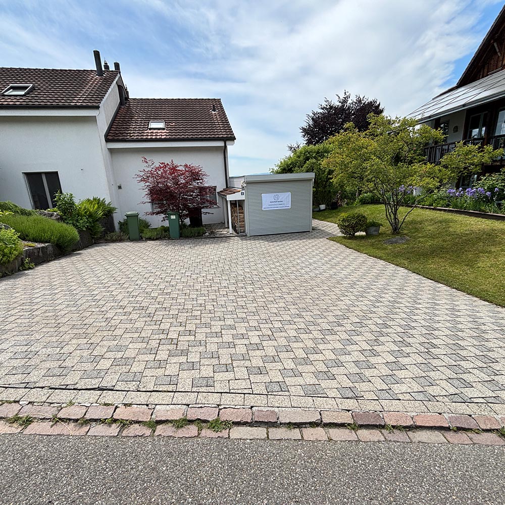 Immotech-Service: Steine reinigen nachher